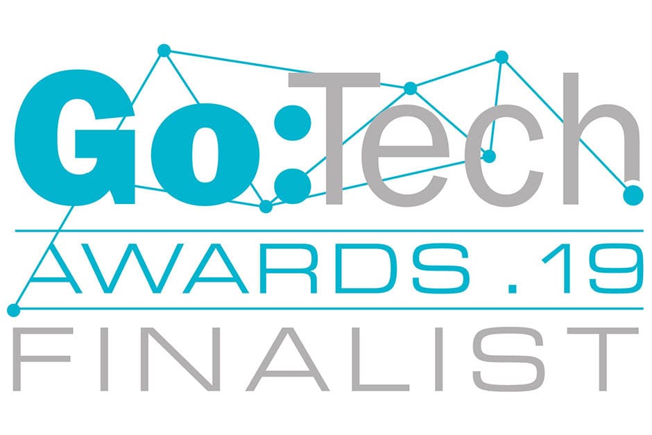 Go:Tech Awards 2019 finalist badge