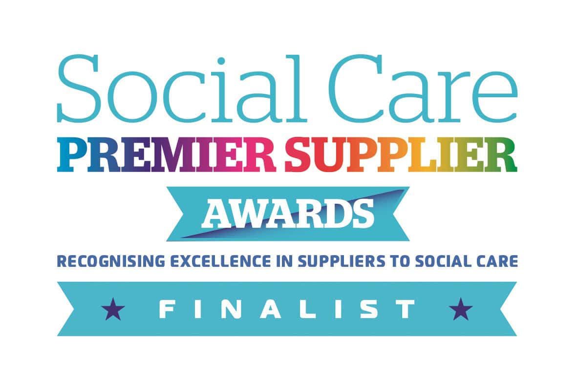 Social Care Premier Supplier Awards 2021 finalist badge