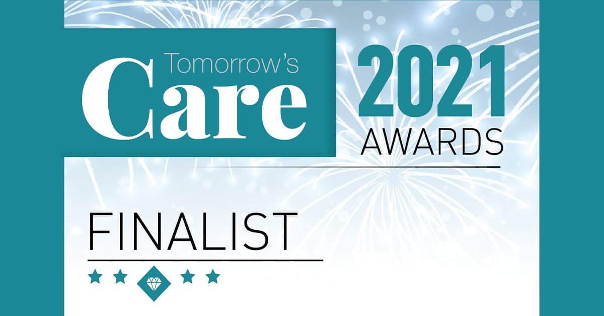 Tomorrow's Care Awards 2021 finalist badge