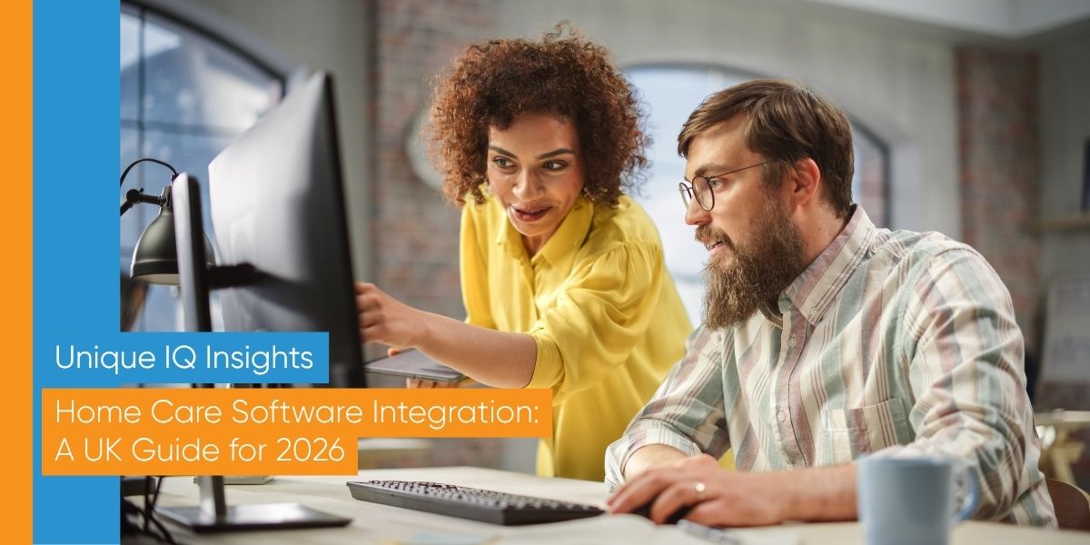 Home care software integration connecting rostering and care records