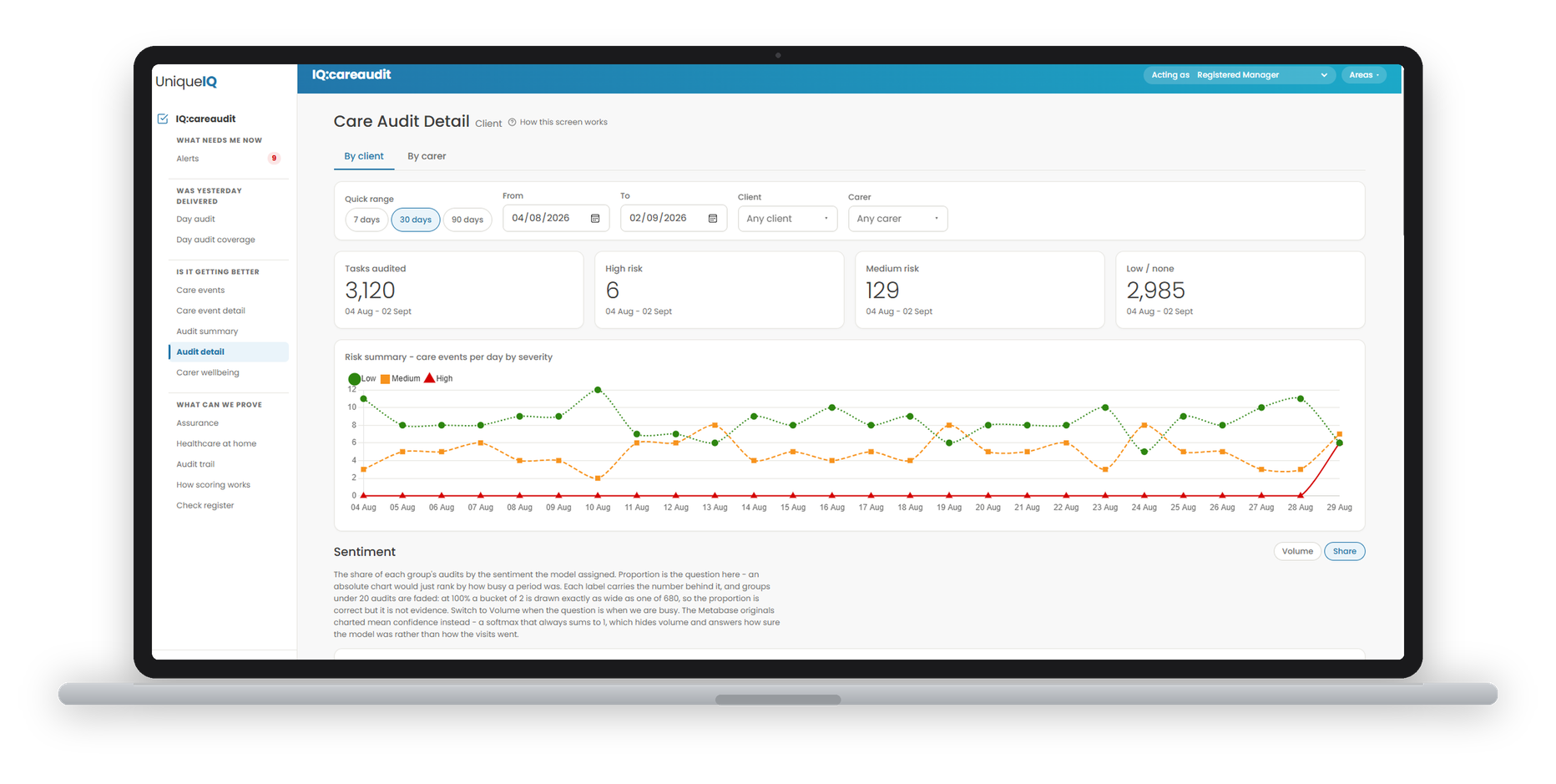 ai care auditing
